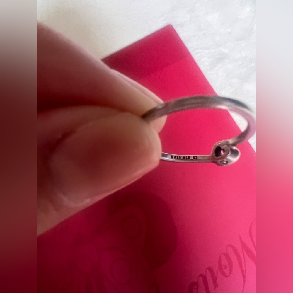 Pandora Ruby Heart Ring - image 3